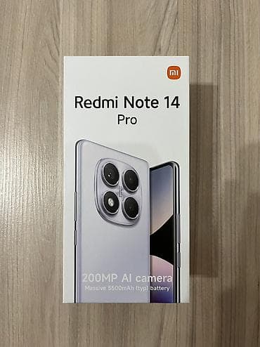 Redmi, Redmi Note 14 Pro, Б/у, 256 ГБ, цвет - Черный, 1 SIM, 2 SIM, eSIM