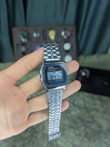 часы полет классика кварцевые цена: CASIO A159/A168 стиль ретро — цифровые наручные часы с браслетом из — 1