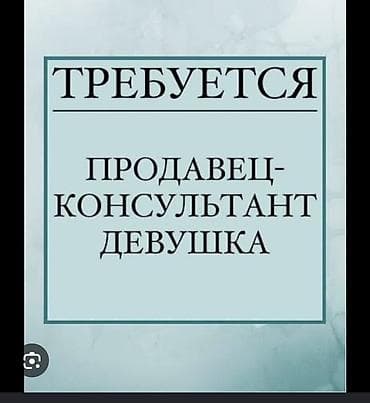Жумуш: Талап кылынат Сатуучу консультант га Электроника дүкөнү, Иш тартиби: Нөөмөттүк график, Сатуудан %, Толук жумуш күнү — 1