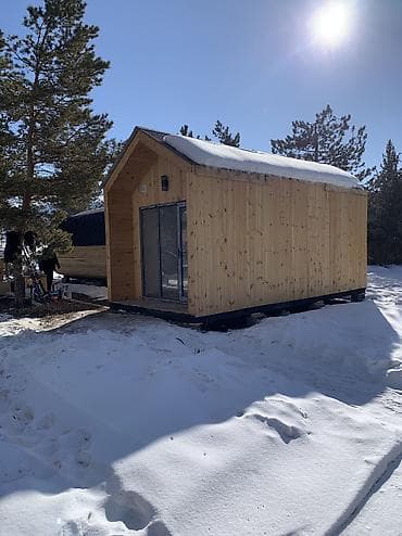 вагон бутка: Коттедж, 18 м², 1 бөлмө, Менчик ээси, Евро оңдоо — 8