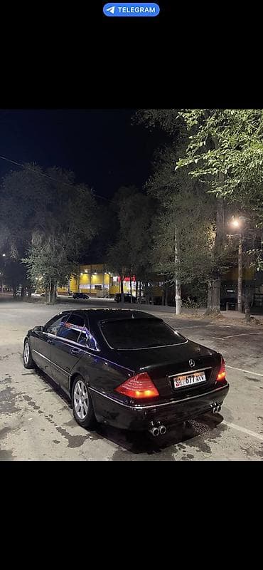 Унаа: Mercedes-Benz S-Class: 2000 г., 5 л, Автомат, Газ, Седан — 3