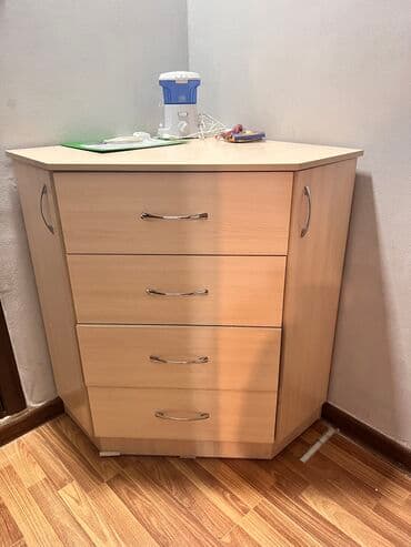 срочно связи переездом: Гарнитур для зала, Б/у, Тумба под ТВ, МДФ, Самовывоз, цвет - Серый — 6