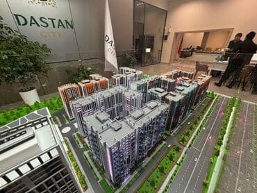 ихлас джал'' камера 1: 1 комната, 54 м², Элитка, 7 этаж, ПСО (под самоотделку) — 3