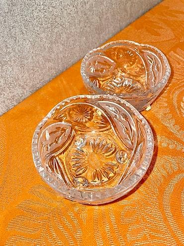 Продаются хрустальные вазочки-вареньицы Ваза, фото 2-3 Материал — 7