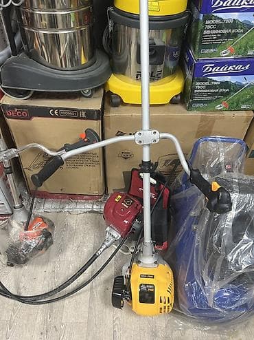 Садовая техника и оборудование: Триммер, мотокоса, Новый, Бензиновый, 2-х тактный двигатель, Самовывоз, Бесплатная доставка, Платная доставка — 10