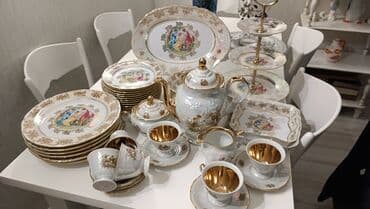 набор тарелок на 6 персон: Продаю новую посуду. производства Чехия,на 6 персон. столовый — 1