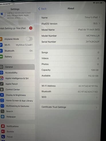 соковыжималка цена: Планшет, Apple, эс тутум 128 ГБ, 11" - 12", Wi-Fi, Колдонулган, Классикалык түсү - Боз — 3