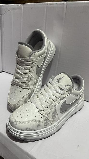 dunk low: Кроссовки, 37, 39, 36, Air Jordan, Новый, цвет - Белый — 3