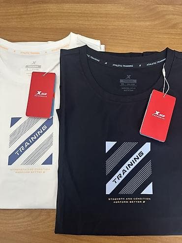 защитные шорты: Футболки Xtep Athletic Training Доставка по всему КР🇰🇬 - Модель — 2