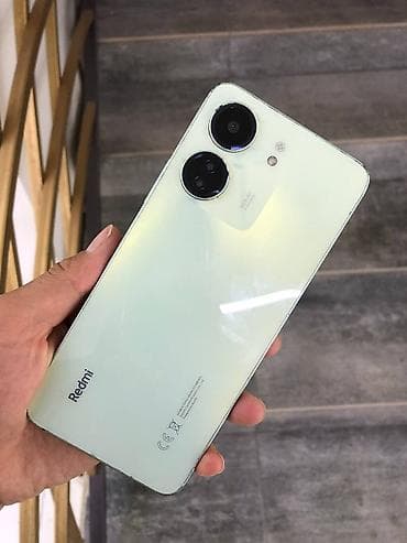 google: Redmi, Redmi 13C, Б/у, 256 ГБ, цвет - Зеленый, 2 SIM — 1