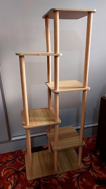 столик с полками: Тележка-органайзер на колесах, Новый, Дерево, Самовывоз — 2