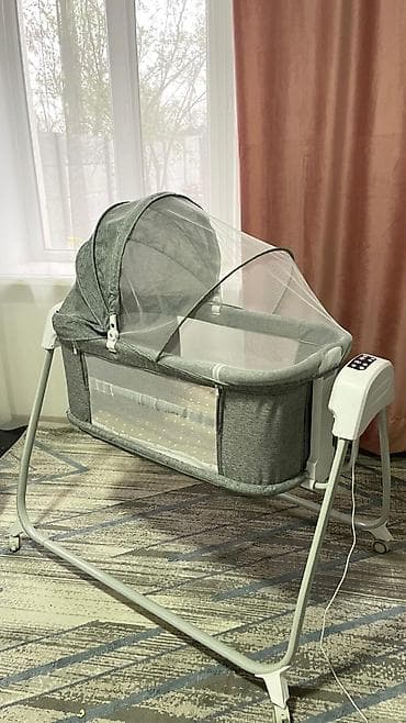 куртка аляска: Люлька, Б/у, Колыбель, Металл, цвет - Серый, Самовывоз — 1