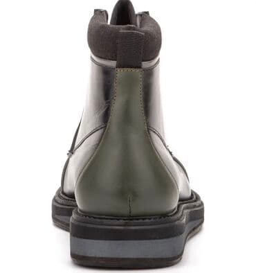 Ботинки: VINTAGE FOUNDRY. Кожаные ботинки на шнуровке гранатового цвета.Garnet — 5