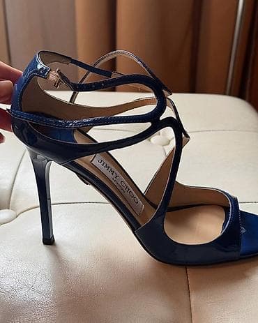jimmy: Босоножки, 37.5, Jimmy Choo, Новый, цвет - Синий — 2