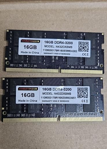 type s: Оперативная память Kinsotin 16GB DDR4-3200 (SO-DIMM) 2шт. - Тип: DDR4 — 1