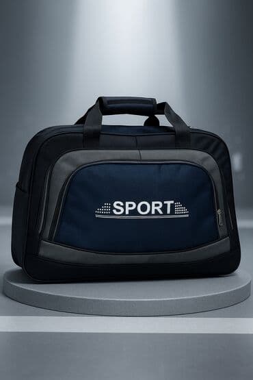 кожаная спортивная сумка: Дорожная сумка, Материал: Полиэстер, Унисекс — 1