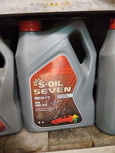 Моторное масло S-OIL Seven Red #7 5W-30, синтетическая технология — 1