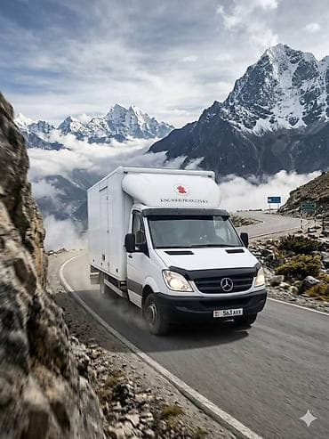 баа: Буйрутма берүү Мерседес жүк ташуучу спринтер, Көчүү, Жүк ташуучу жумушчусу менен — 10