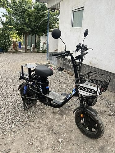 Электровелосипед/электроскутер DRONGO Пробег:1750 1 заряд 80-100 км at lalafo.kg Электровелосипед/электроскутер DRONGO Пробег:1750 1 заряд 80-100 км