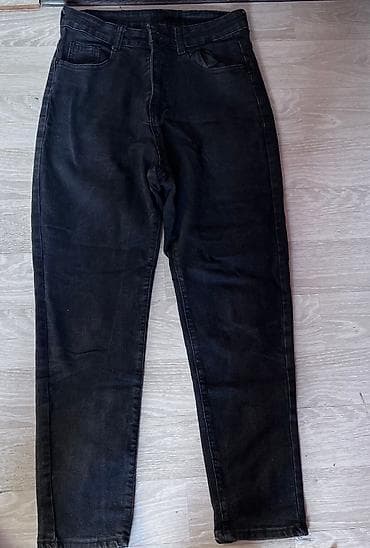 Джинсы, Бананы, Средняя талия, 2XL — 1