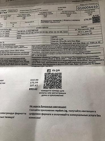 2 комнаты, 87 м², Асанбай мкр Элитка, 7 этаж, ПСО (под самоотделку) — 6