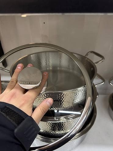 посуда нержавейка: Стальные кастрюли AIDEMA, - Материал: нержавеющая сталь — 4