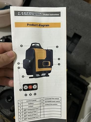 dewal: Лазерный нивелир (лазерный уровень) DEWALT в комплекте с аксессуарами — 4