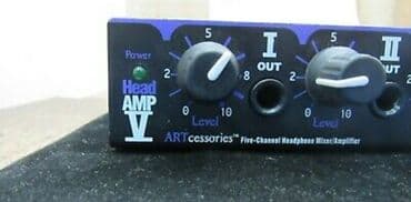 со встроенным усилителем: HeadAMP V - пятиканальный микшер / усилитель Характеристики — 1