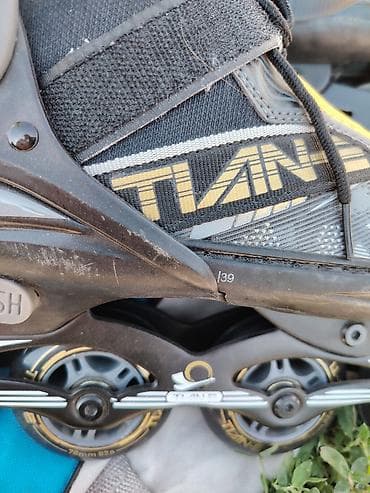 Ролики: Роликовые коньки TIANE, размер 39. - Тип: раздвижные фитнес-ролики с — 2