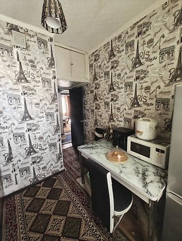 4: 2 комнаты, 46 м², Аламедин-1 мкр 105 серия, 5 этаж, Свежий ремонт — 6