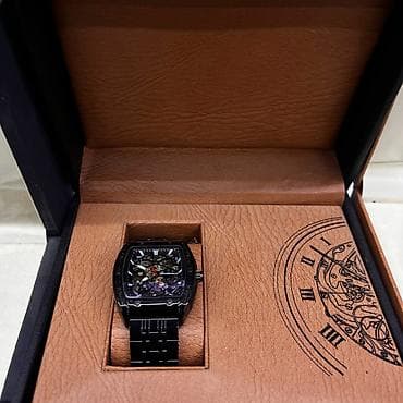 Наручные часы с механическим скелетоном — 2 модели в подарочных