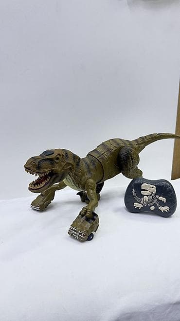 Игрушка-доп трансформер «Динозавр-джип» с пультом - Фигурка