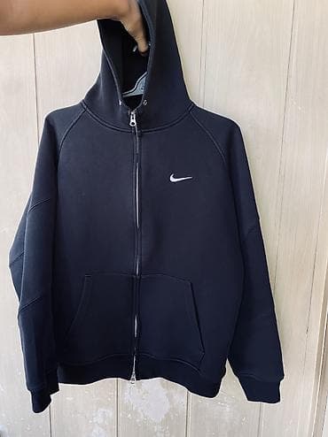 Толстовки: Nike x Supreme зипка спортивка Чёрный цвет, размер L на рост 173-174 — 2