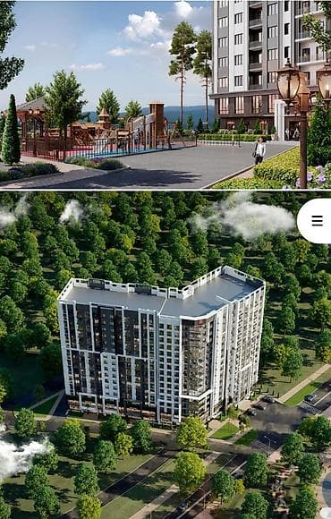 Недвижимость: 3 комнаты, 93 м², Элитка, Асанбай мкр Элитка, 10 этаж, ПСО (под самоотделку) — 3