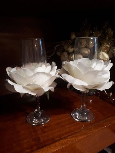 свадебный букет из бисера: Бокалы свадебные 
От 100 сом В наличии — 5