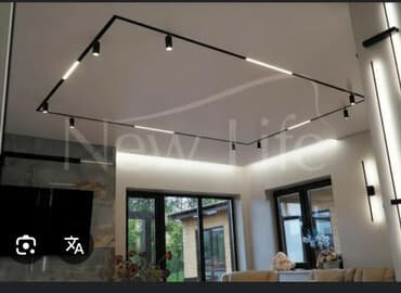 светильники потолочные: Потолочная трековая система освещения с возможностью регулировки — 1