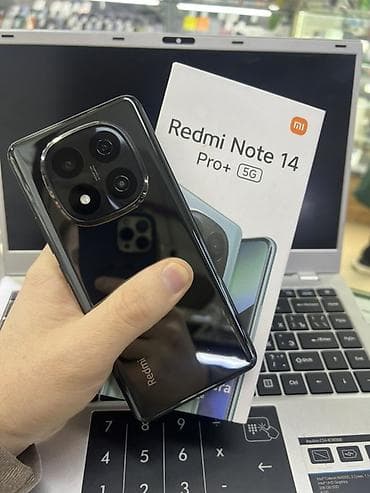Apple iPhone: Redmi, Redmi Note 14 Pro Plus, Б/у, 512 ГБ, цвет - Черный, 2 SIM — 1