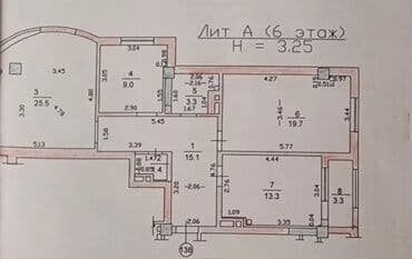 дом торговли: 3 комнаты, 91 м², Элитка, 6 этаж, Дизайнерский ремонт — 2
