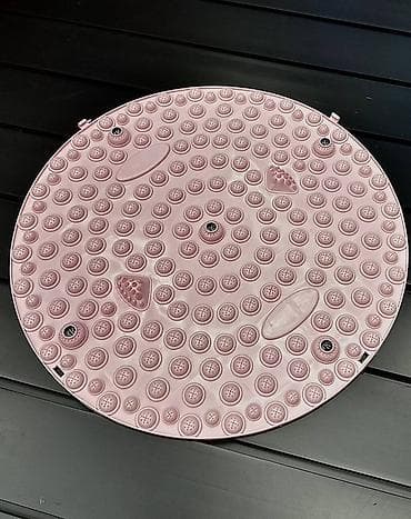 бак в баню: Круглый массажный коврик для ванны/душа с присосками. - Форма — 2