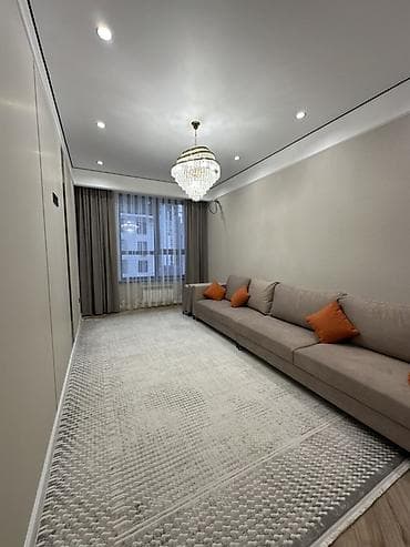new city: 2 комнаты, 50 м², Асанбай мкр Элитка, 11 этаж, Дизайнерский ремонт — 8