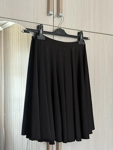 Юбка, Модель юбки: Полусолнце, Миди, Трикотаж, По талии