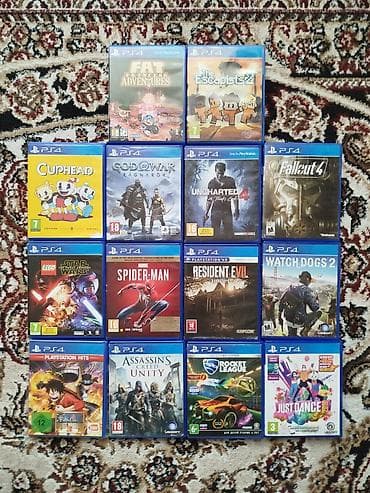 Обмен/Продажа игр для PlayStation 4 (диски в боксах). В набор входят