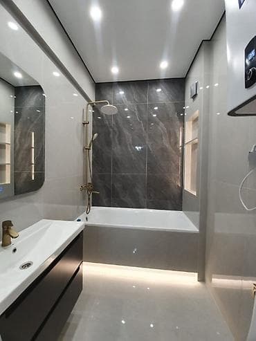 osh flat: 2 комнаты, 59 м², Асанбай мкр Элитка, 11 этаж, Евроремонт — 7