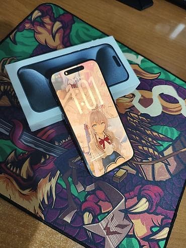 iphone 8 128gb: IPhone 15 Pro, Б/у, 512 ГБ, Blue Titanium, Защитное стекло, Чехол, Кабель, 85 % — 9