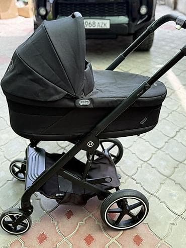 cybex коляска: Коляска, Cybex, цвет - Черный, Б/у, Самовывоз — 3