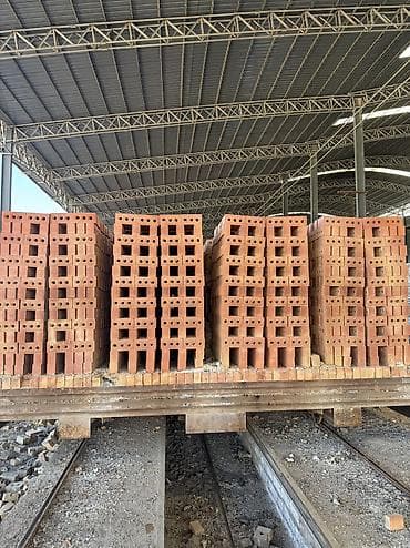 жазга бышты: Тешиктүү, Бышкан кирпич, Жарым блок, 250×120×90 — 4