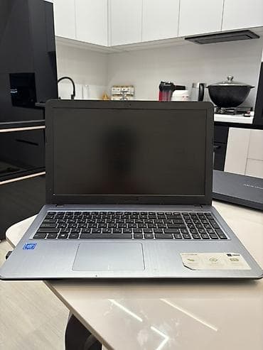 Ноутбуктар жана аксессуарлар: Ноутбук ASUS, металлическая крышка серебристого цвета, классический — 5