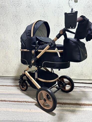 пультовая машины: Коляска, цвет - Черный, Новый — 5