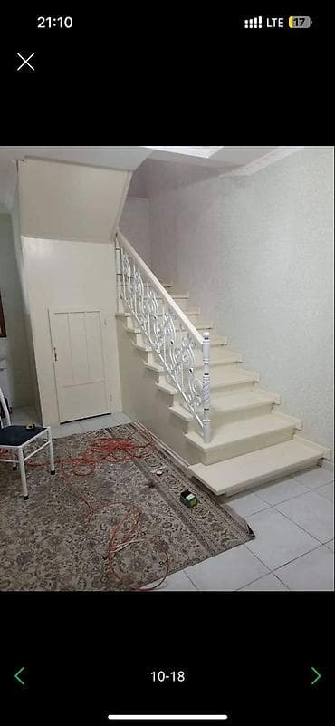 жесткий цепка: Металлическая лестница Для дома, Бесплатный замер, Форма лестницы: Г-образная, Стиль: Классический — 2