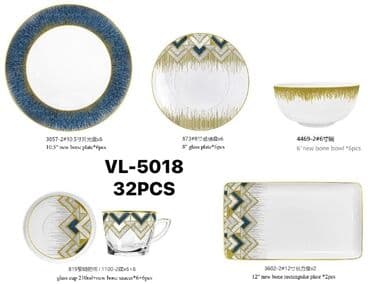 набор кондитера: Наборы столовой посуды VL-5012 / VL-5013 / VL-5016 / VL-5017 — 32 — 7